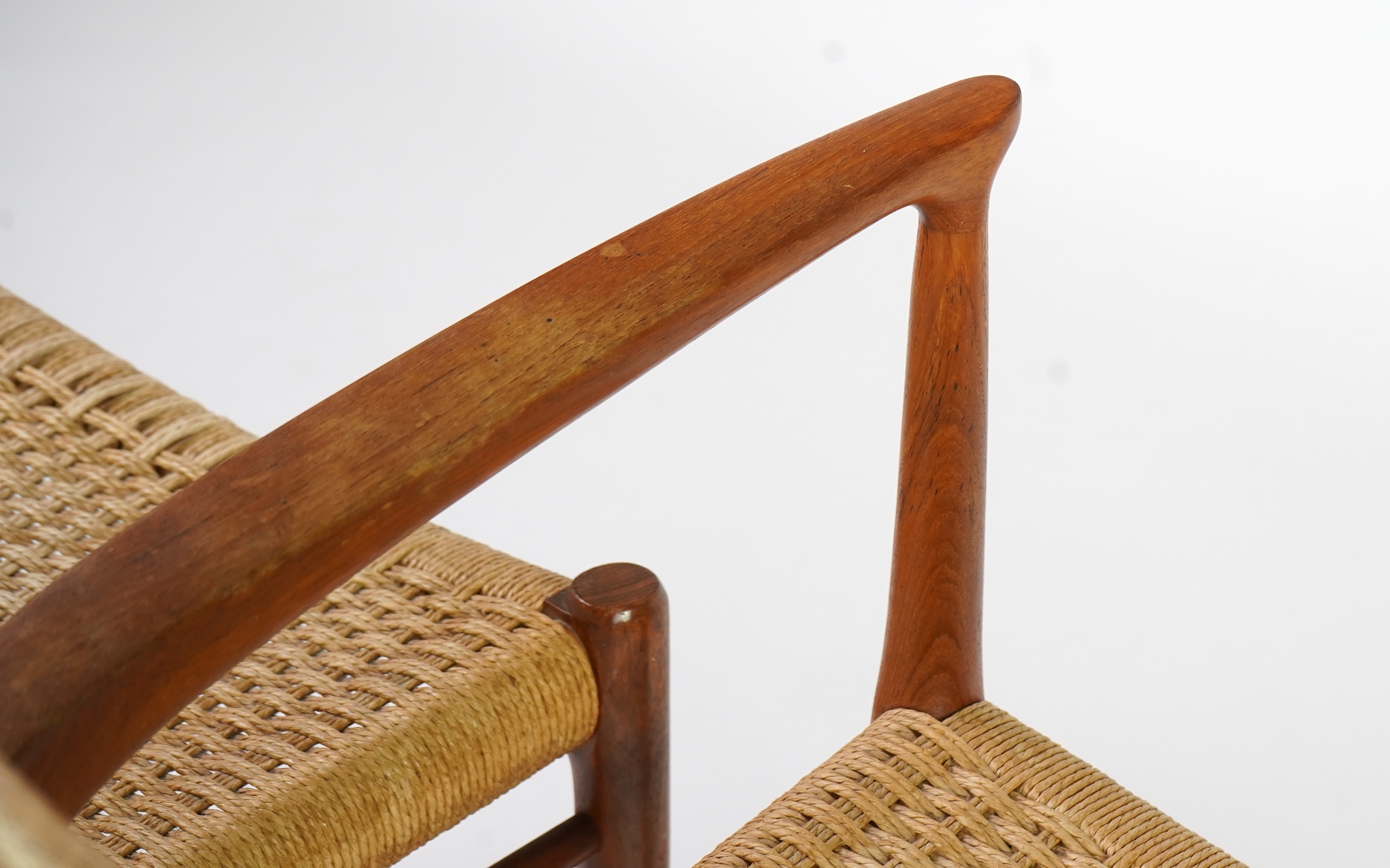 Niels Otto Møller (Danish, 1920-1982) for JL Møllers Møbelfabrik: A set of ten teak dining chairs